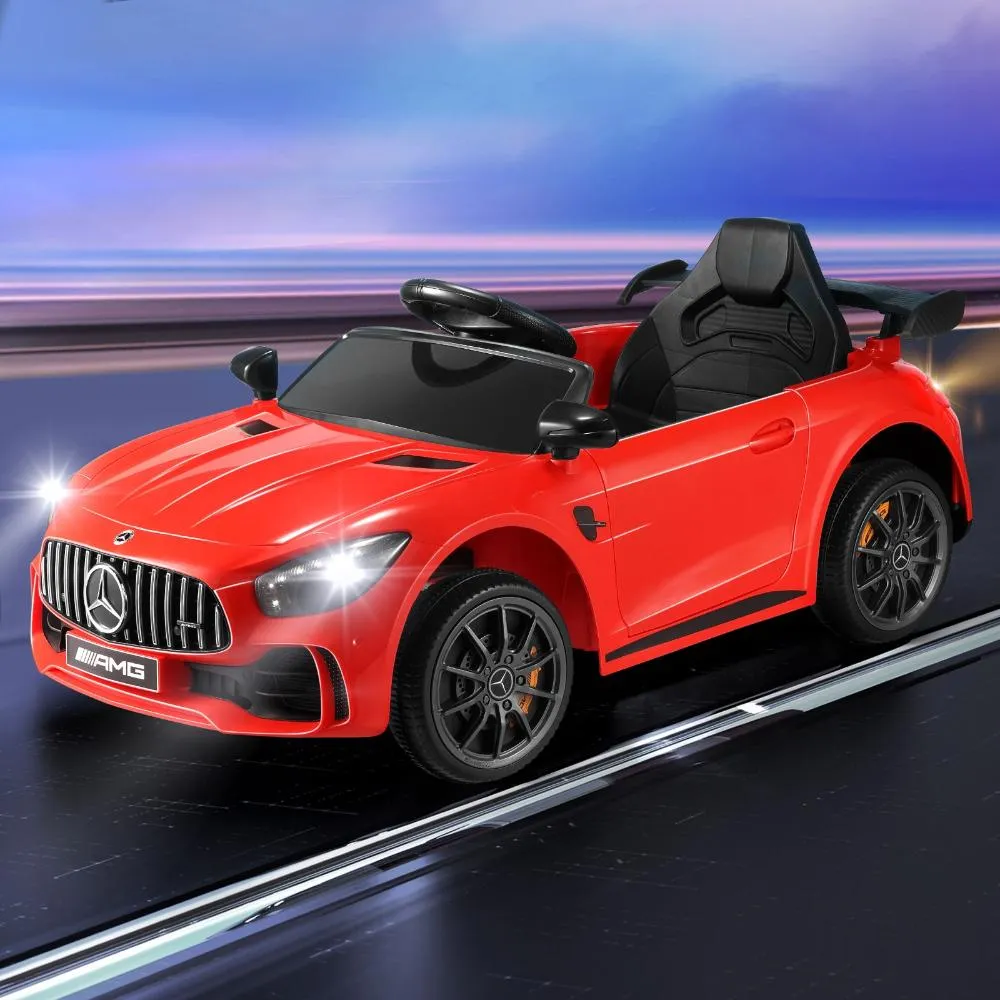 Kids Ride On Car Mercedes-Benz AMG GTR Licensed Electric Vehicle Toy Gift 12V Red