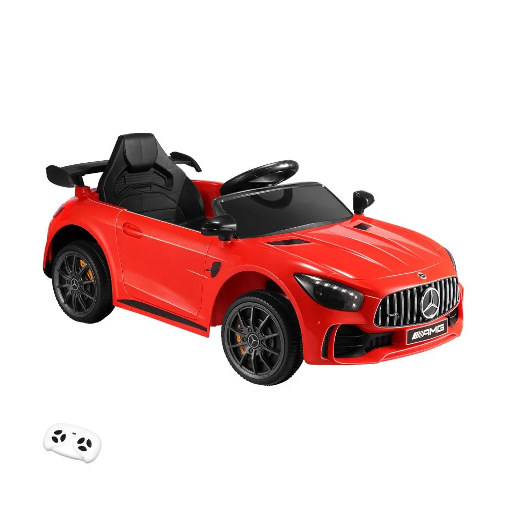 Kids Ride On Car Mercedes-Benz AMG GTR Licensed Electric Vehicle Toy Gift 12V Red