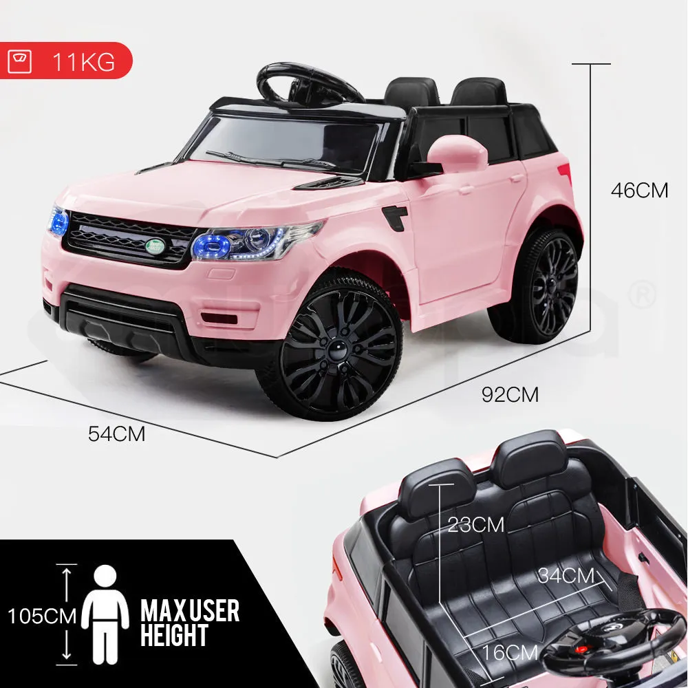 Kids Ride On Electric Car with Remote Control | Range Rover Inspired | Pink