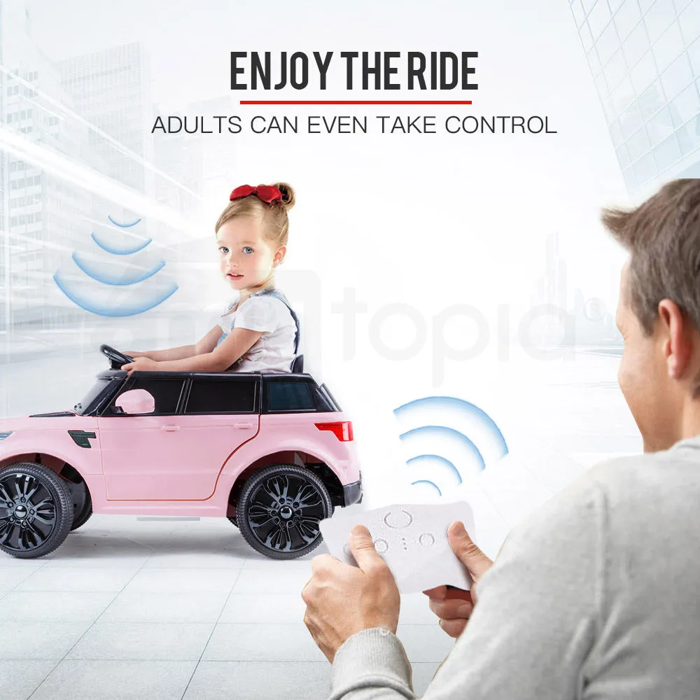 Kids Ride On Electric Car with Remote Control | Range Rover Inspired | Pink