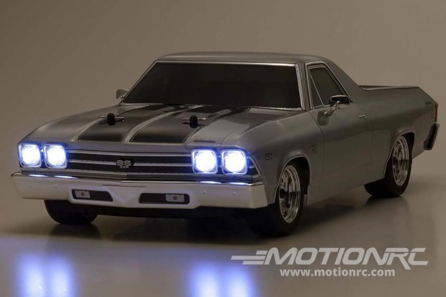 Kyosho Fazer Mk2 FZ02L 1969 Chevy El Camino SS396 Silver 1/10 Scale 4WD Car - RTR