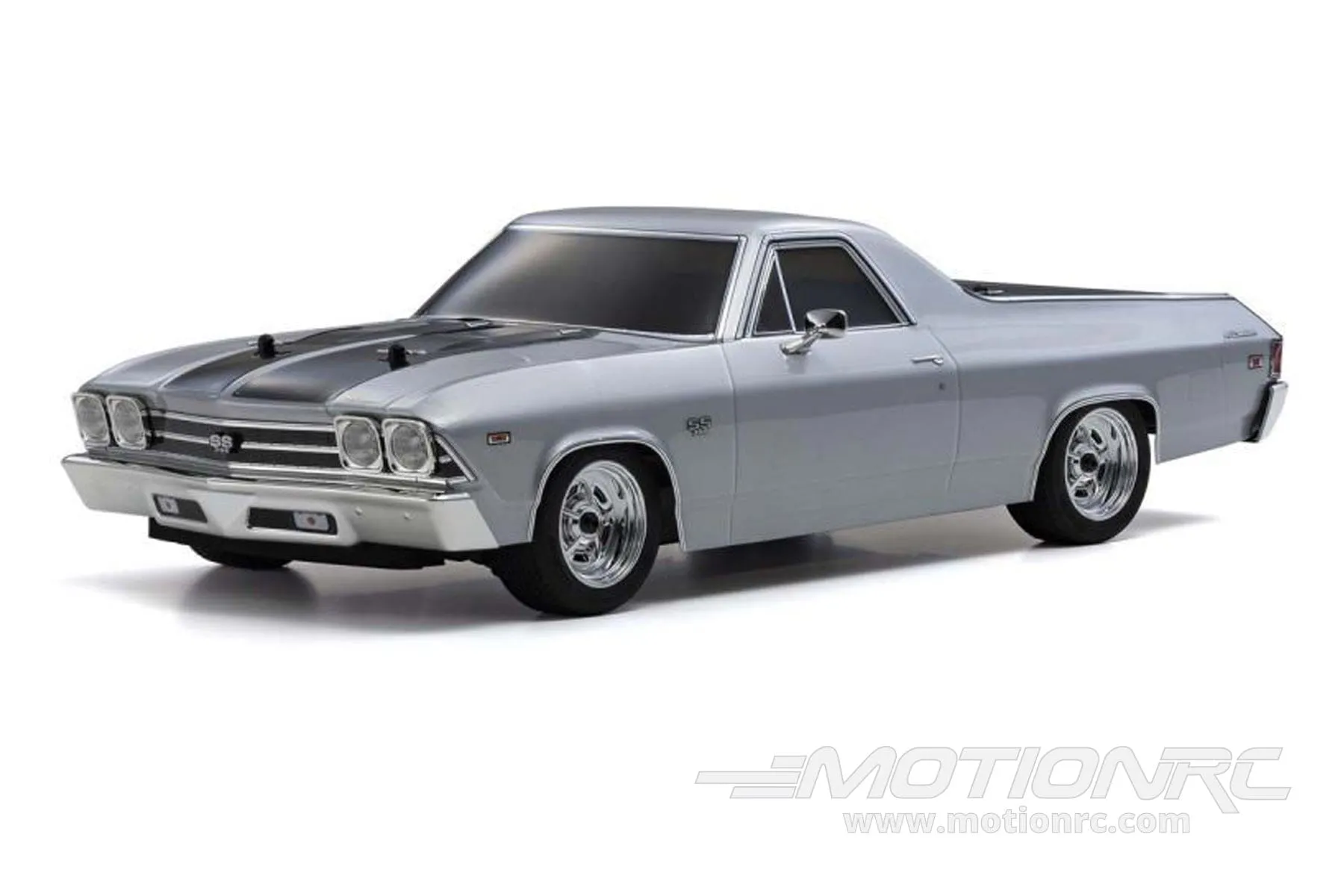 Kyosho Fazer Mk2 FZ02L 1969 Chevy El Camino SS396 Silver 1/10 Scale 4WD Car - RTR