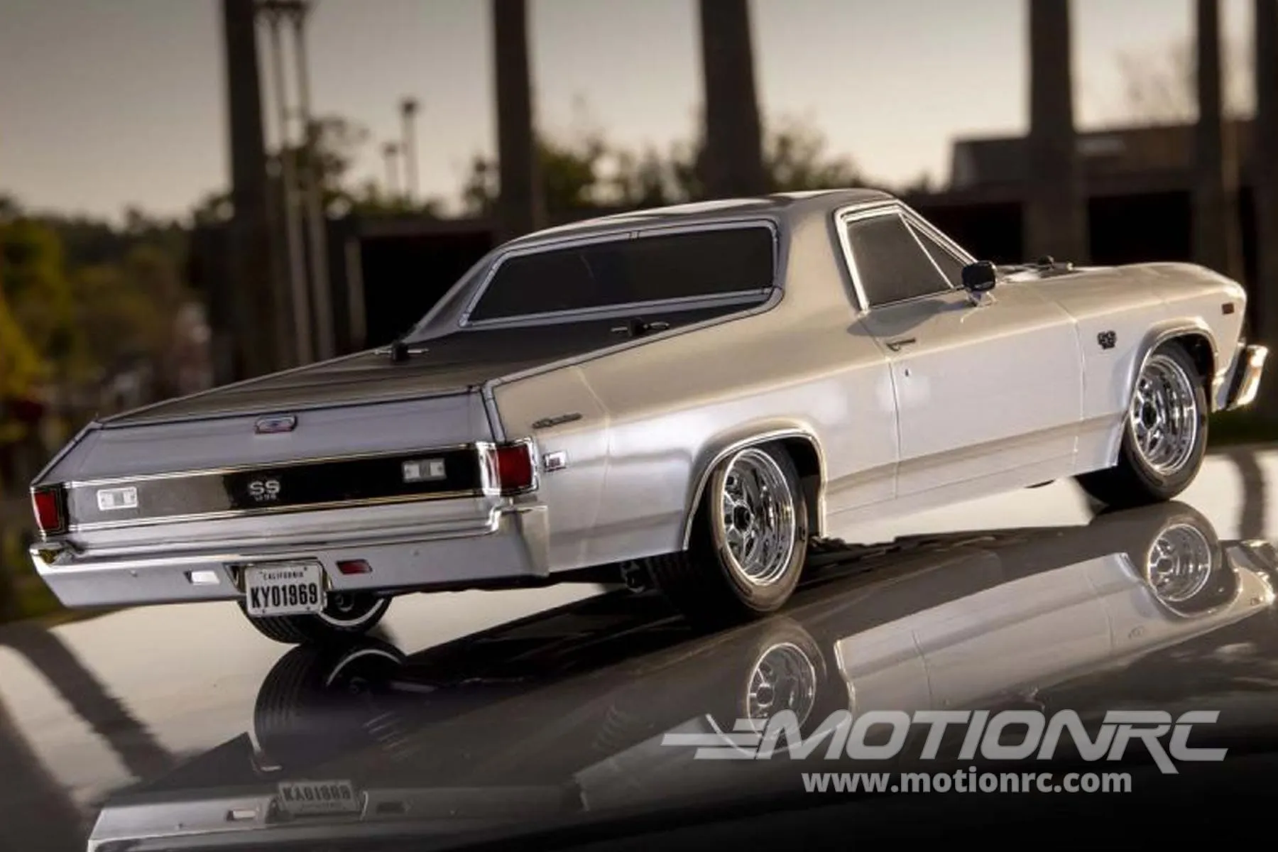 Kyosho Fazer Mk2 FZ02L 1969 Chevy El Camino SS396 Silver 1/10 Scale 4WD Car - RTR