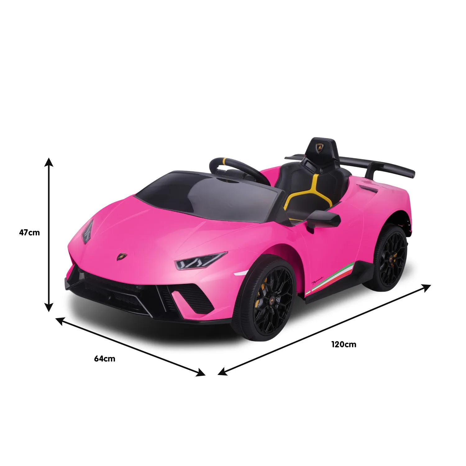 Lamborghini Performante Kids Pink Electric Ride On Car - Kahuna