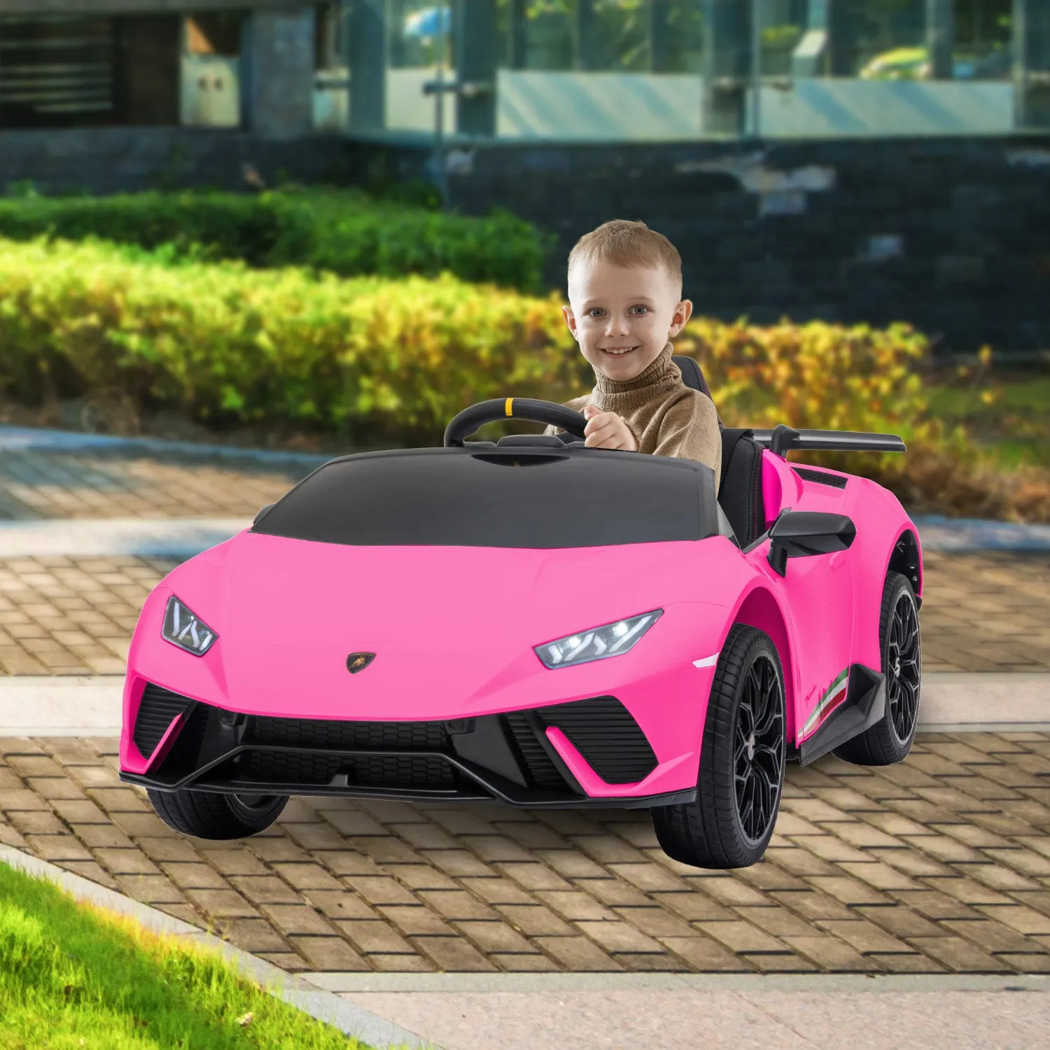 Lamborghini Performante Kids Pink Electric Ride On Car - Kahuna