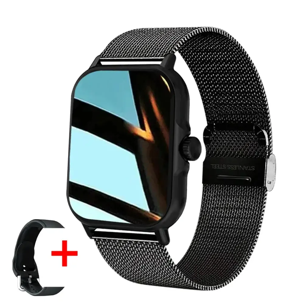 LAXASFIT Man Woman Smart Watch Bluetooth Talk Fitness Sports Watch Heart Rate Sleep Pedometer Message Alert Smart Watch Gift