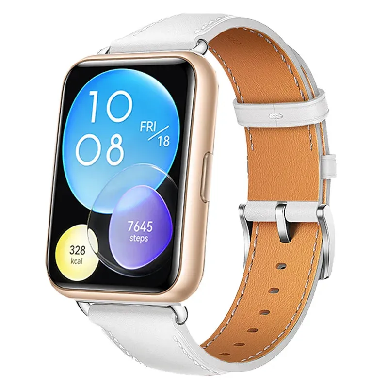 Leather Band For Huawei Watch Fit 2 Strap Smartwatch Replacement Sport Wristband Bracelet correa Huawei watch Fit 2 Accessories