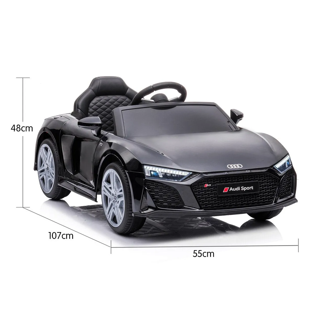 Licensed Audi Sport Kids Electric Ride-On Car, Remote Control