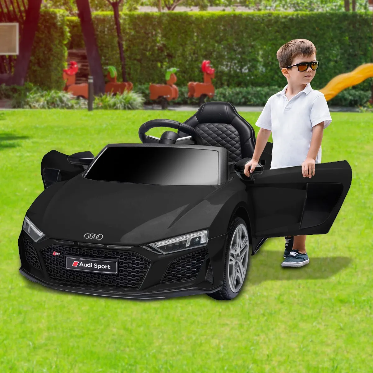 Licensed Audi Sport Kids Electric Ride-On Car, Remote Control