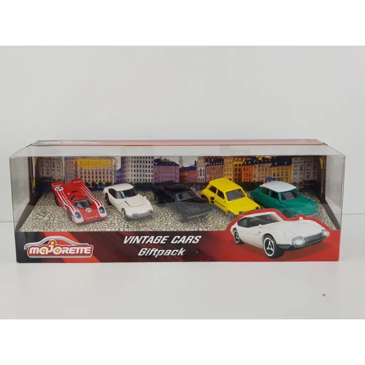 Licensed Diecast Vintage Cars Gift Pack (1:64 Scale)