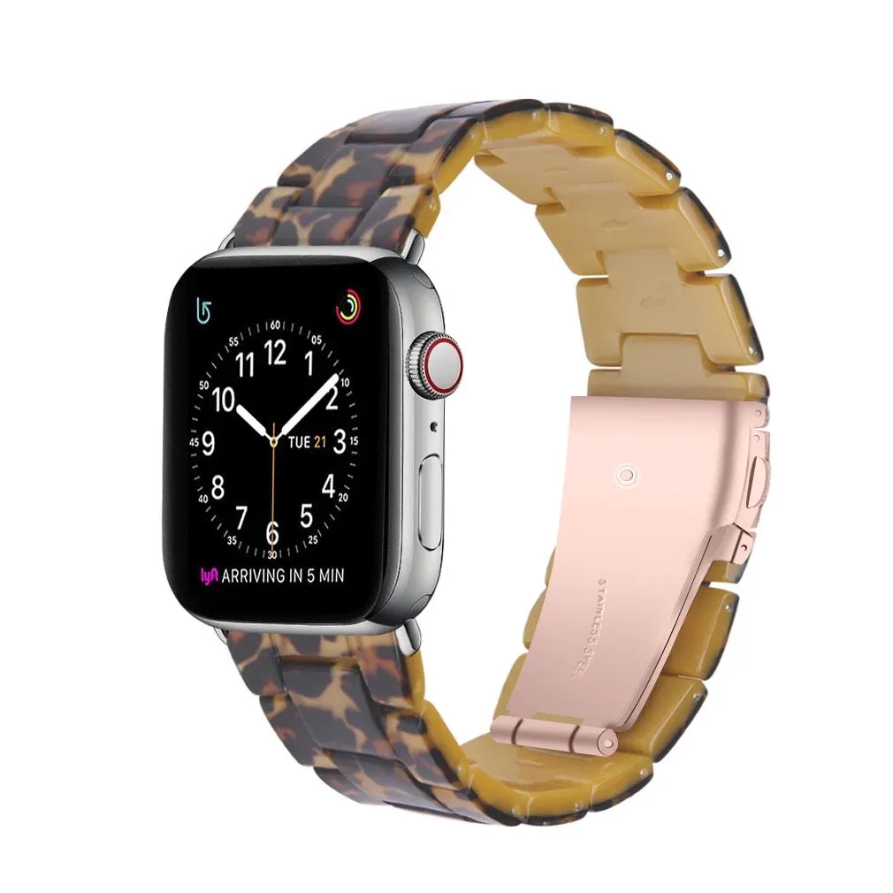 Luxurious Resin Link Band For Apple Watch Multiple Colors Available