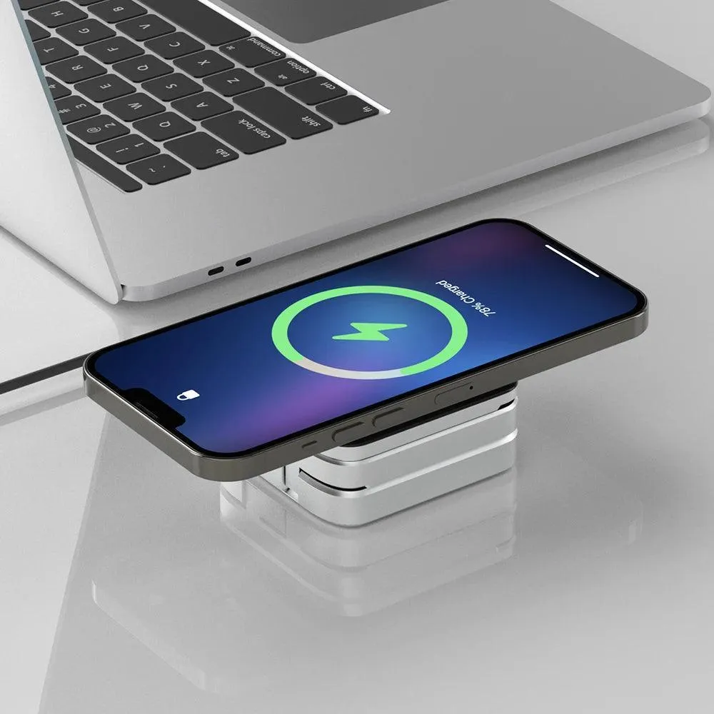 Magnetic Wireless Charger Stand: Fast 3-in-1 Charging Station