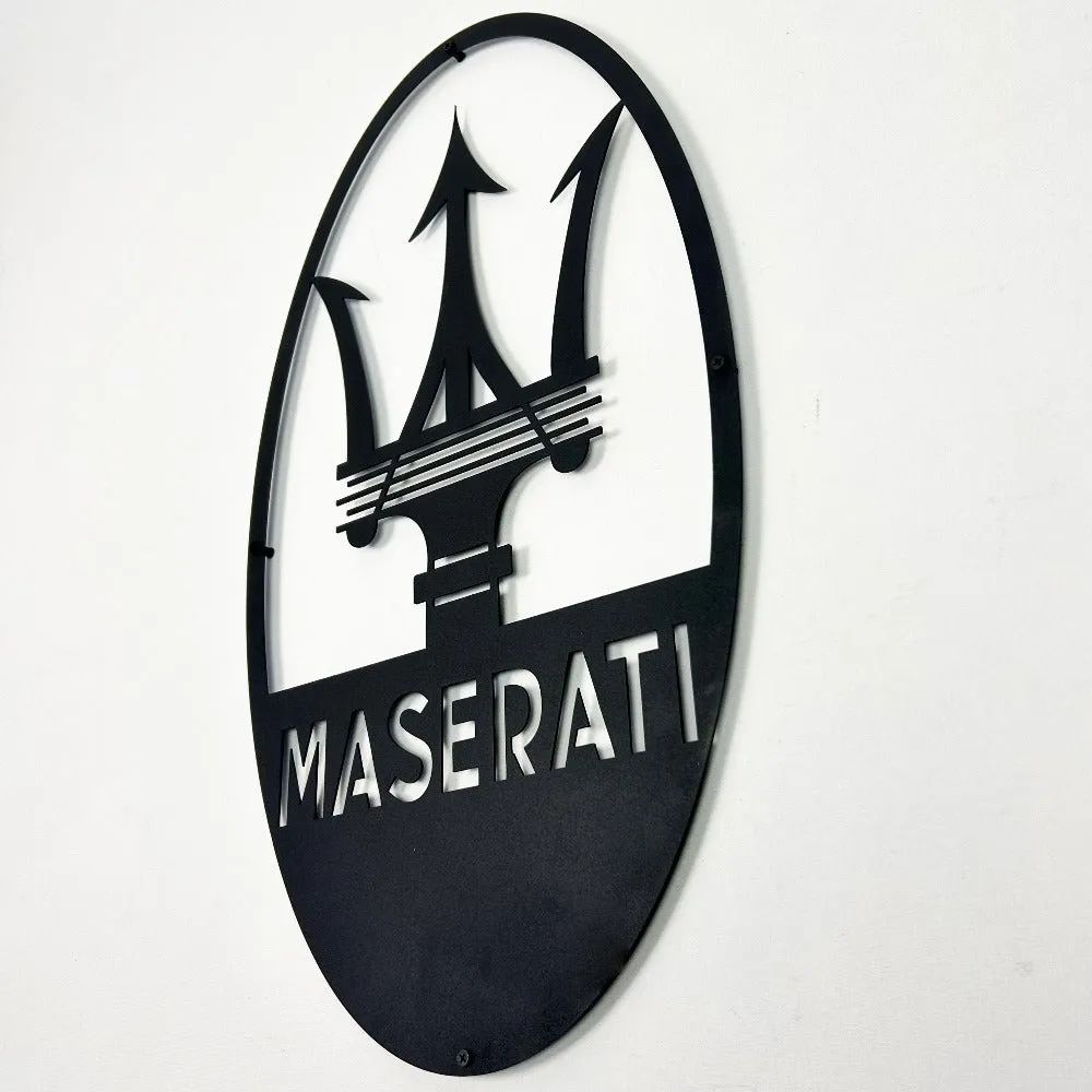 Maserati Metal Logo