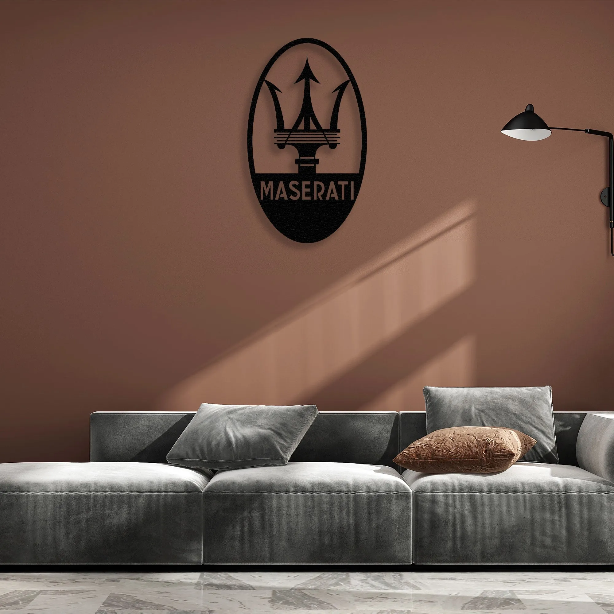 Maserati Metal Logo