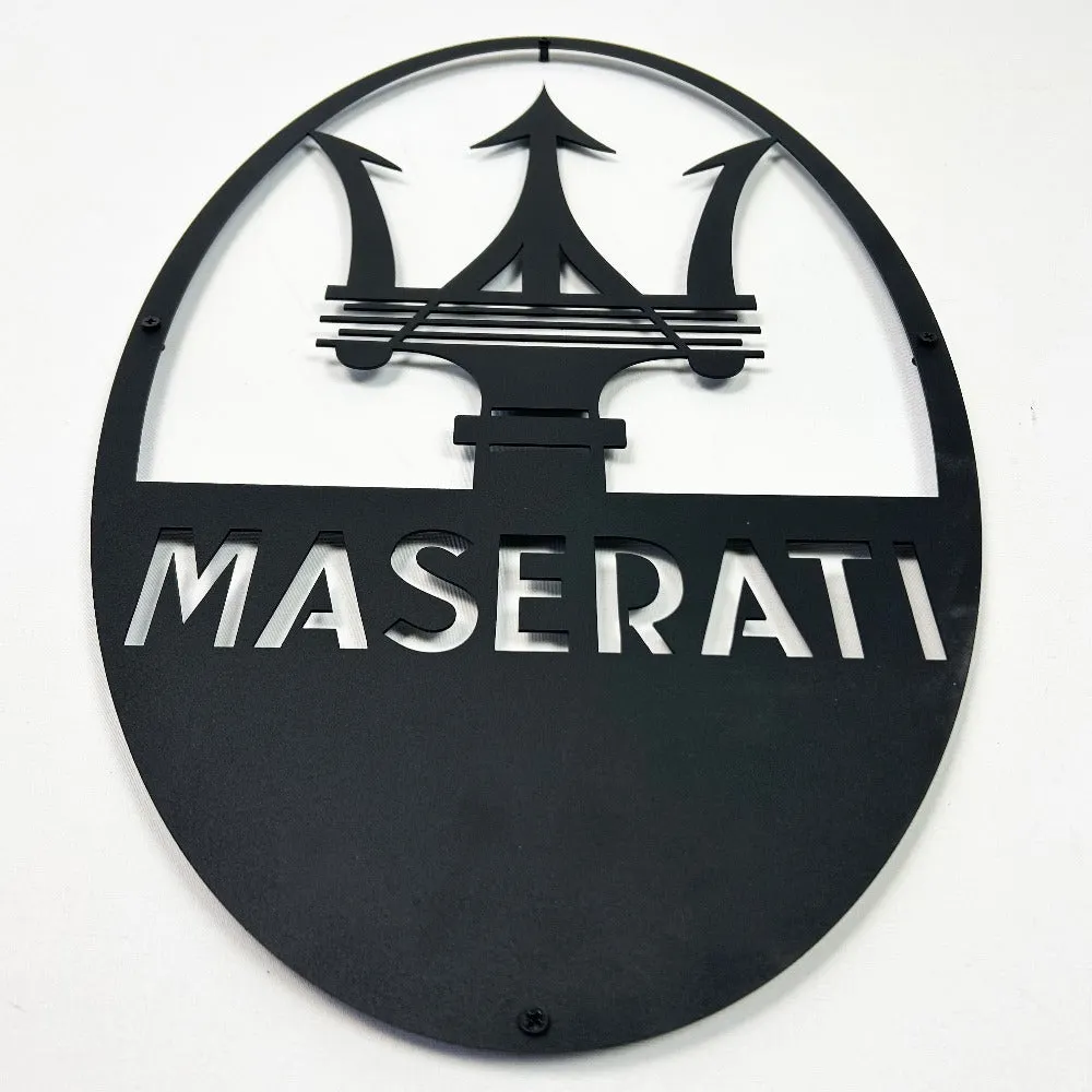 Maserati Metal Logo