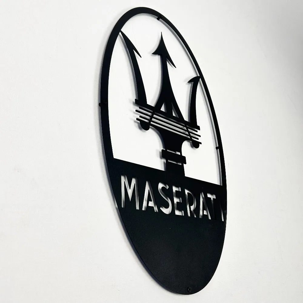 Maserati Metal Logo