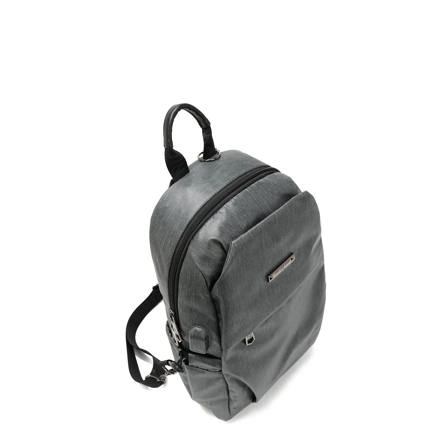 MENS NYLON USB SLING BACKPACK