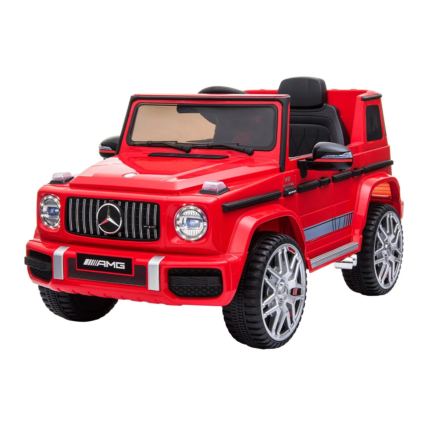 Mercedes Benz AMG G63 Electric Ride On Car with Remote - Red