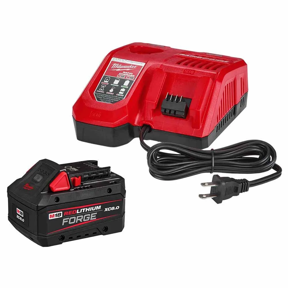 Milwaukee 48-59-1881 M18 REDLITHIUM FORGE XC8.0 Starter Kit