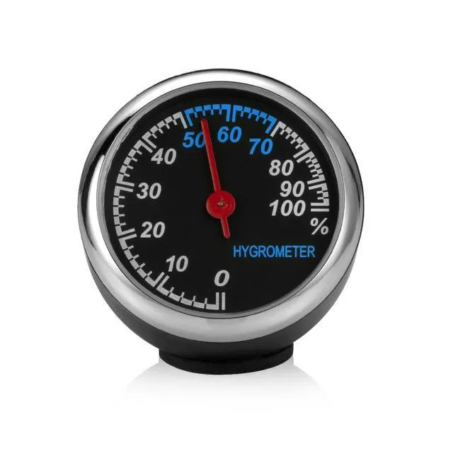 Mini Car Digital Clock Thermometer Hygrometer