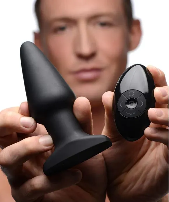 Model R Smooth Vibrating Rimming Butt Plug With Remote Control