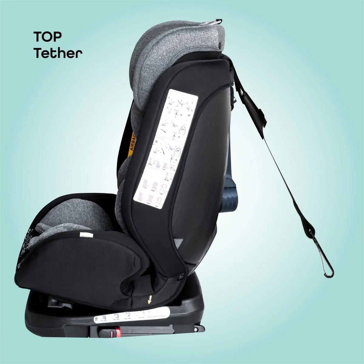 Moon Rover Car Seat Black