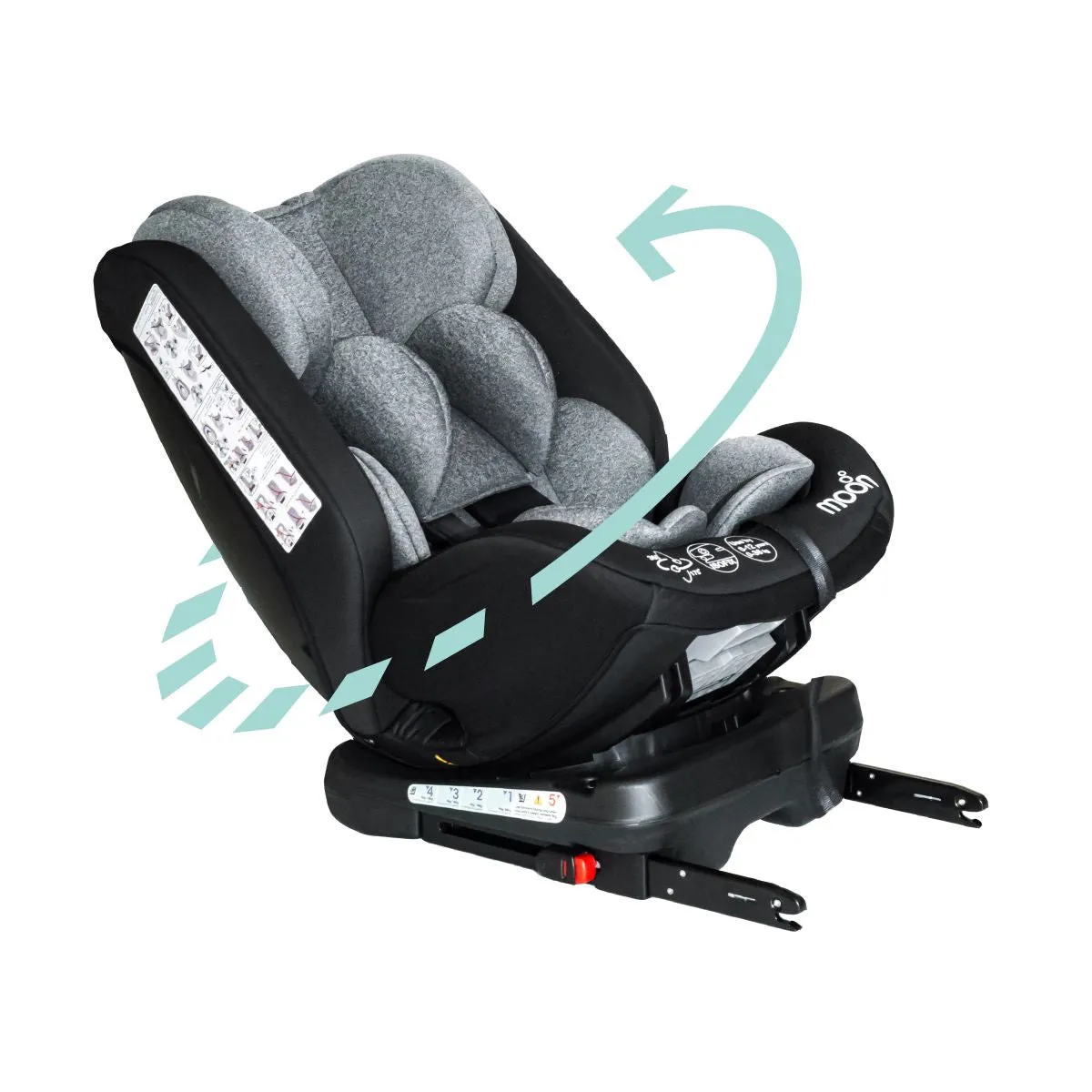 Moon Rover Car Seat Black