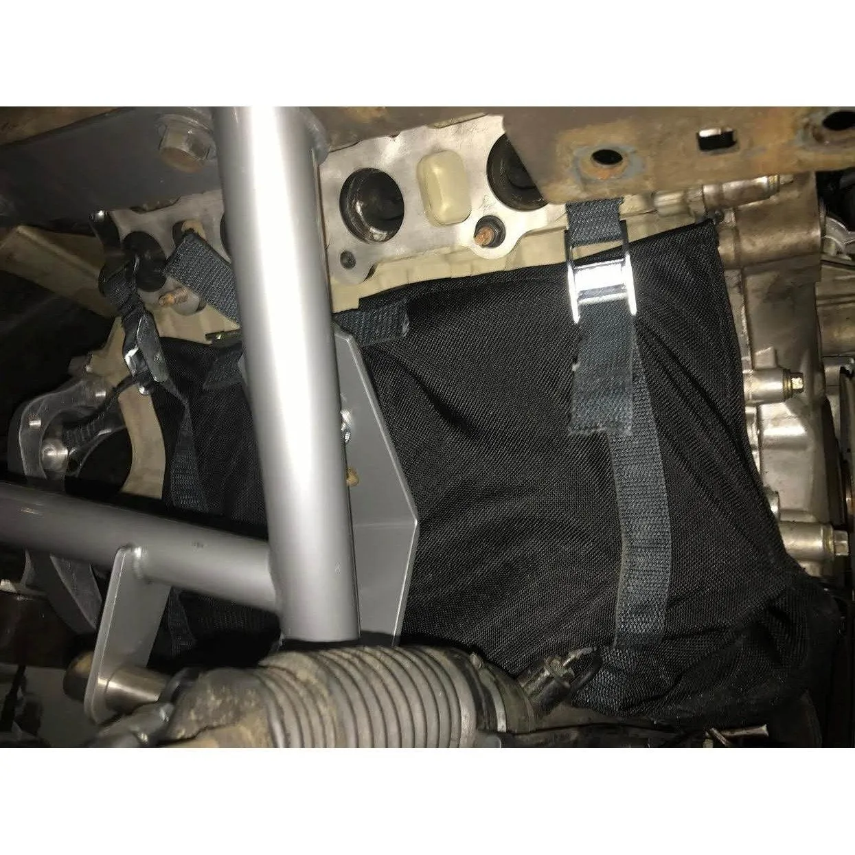 Motion Raceworks 5.0 Coyote Engine Diaper, NHRA & IHRA Approved (For Motor Mounts, w/Cutouts)