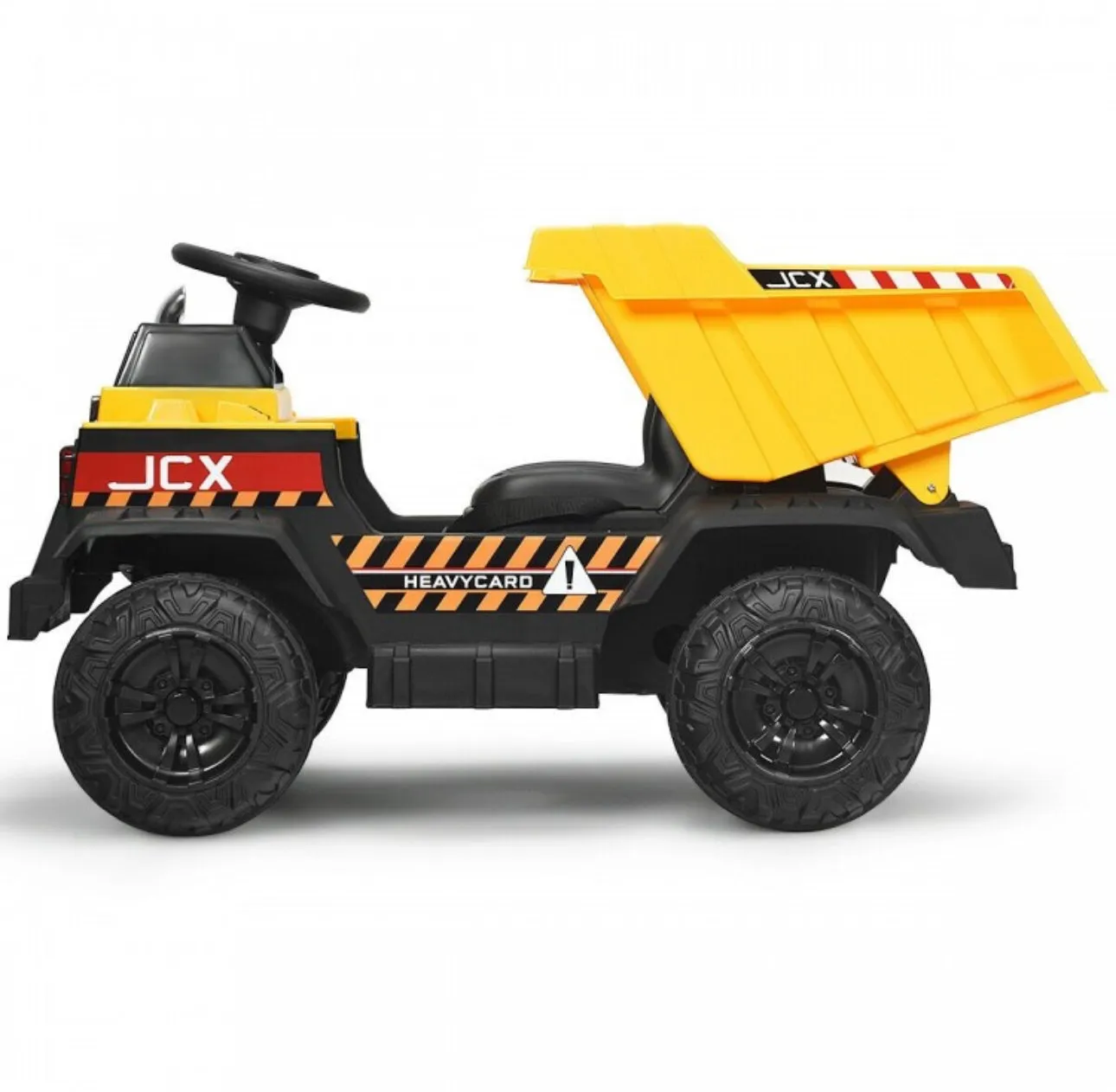 New 2025 Kids 12V Kids Ride On Dump Truck 1 Seater | Electric Bucket | Dump Bed | Shovel | Seatbelt | Push To Start | Remote