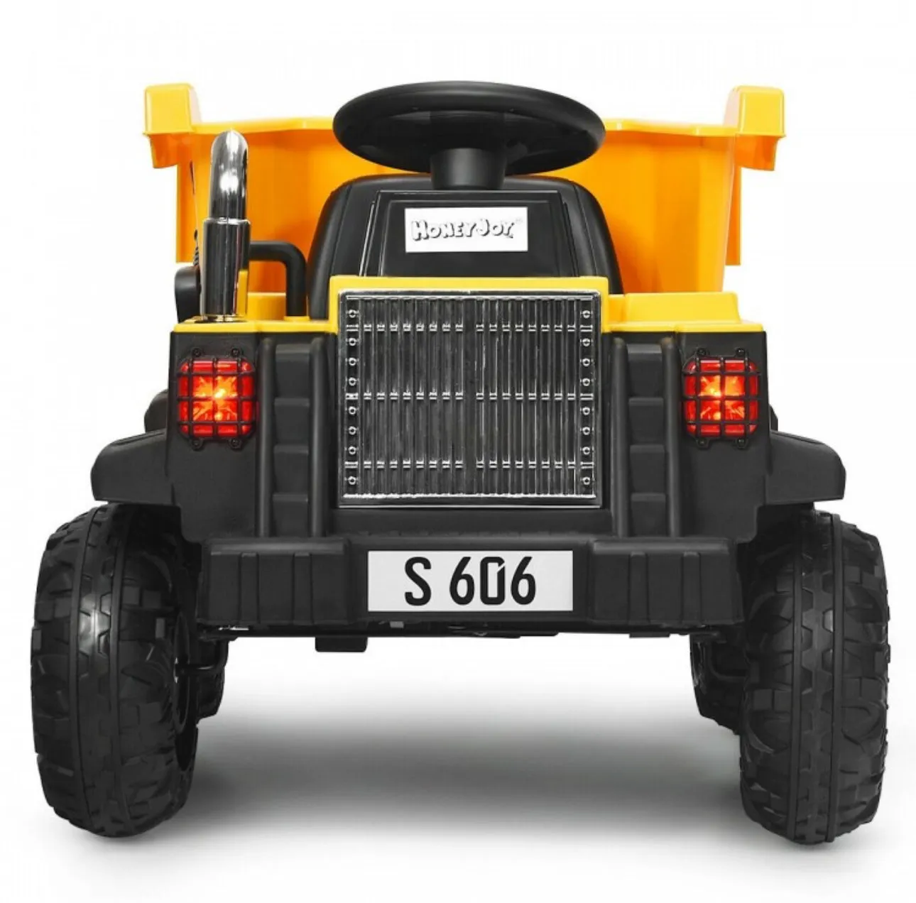 New 2025 Kids 12V Kids Ride On Dump Truck 1 Seater | Electric Bucket | Dump Bed | Shovel | Seatbelt | Push To Start | Remote