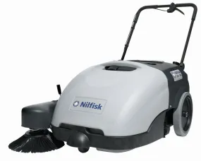 Nilfisk SW750 Walk Behind Battery Operated Sweeper With On-board Charger