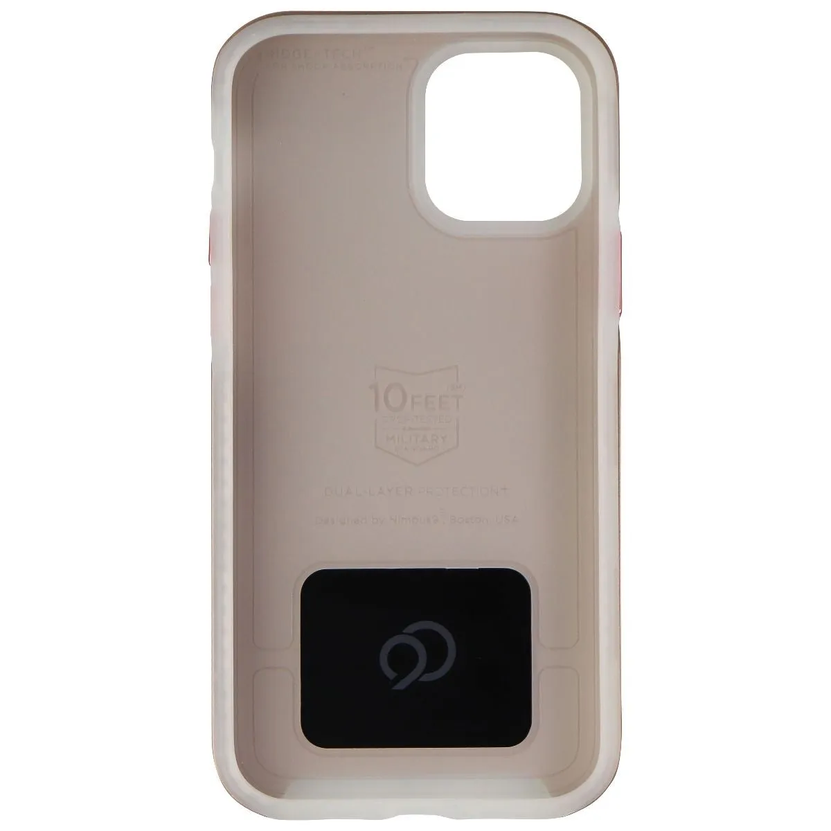 Nimbus9 Cirrus 2 Case for iPhone 12 Pro /12 - Rose Gold / (Pink Buttons Only)