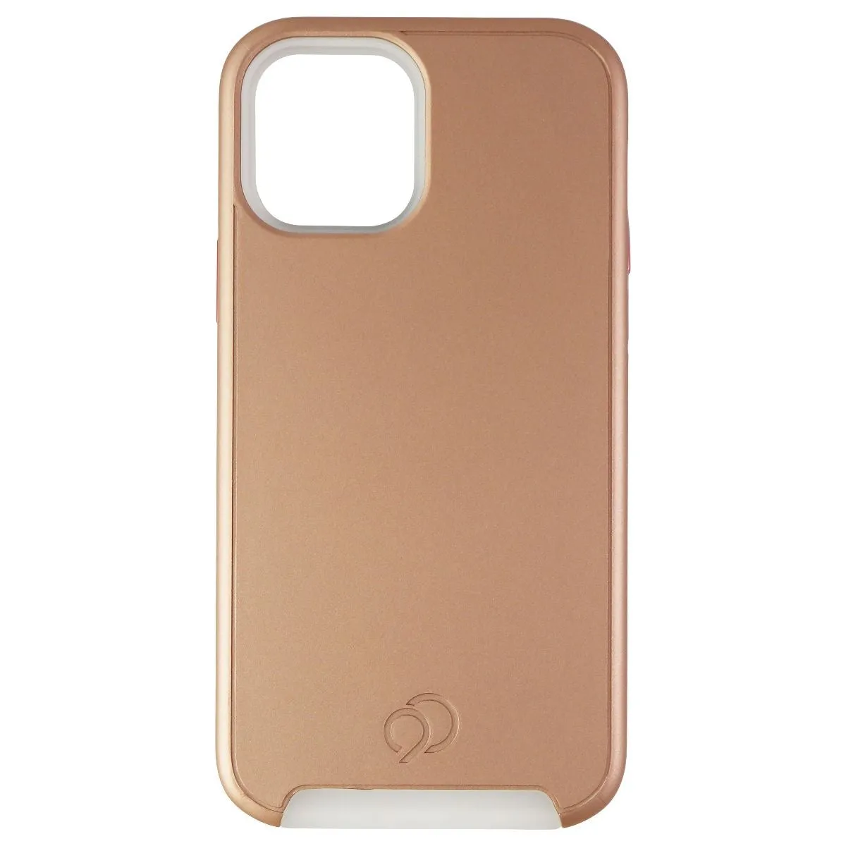 Nimbus9 Cirrus 2 Case for iPhone 12 Pro /12 - Rose Gold / (Pink Buttons Only)