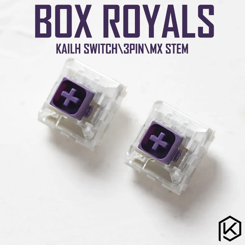 Novelkey Kailh Box royal royals Switch RGB SMD Purple Dustproof Switch IP56 mx stem