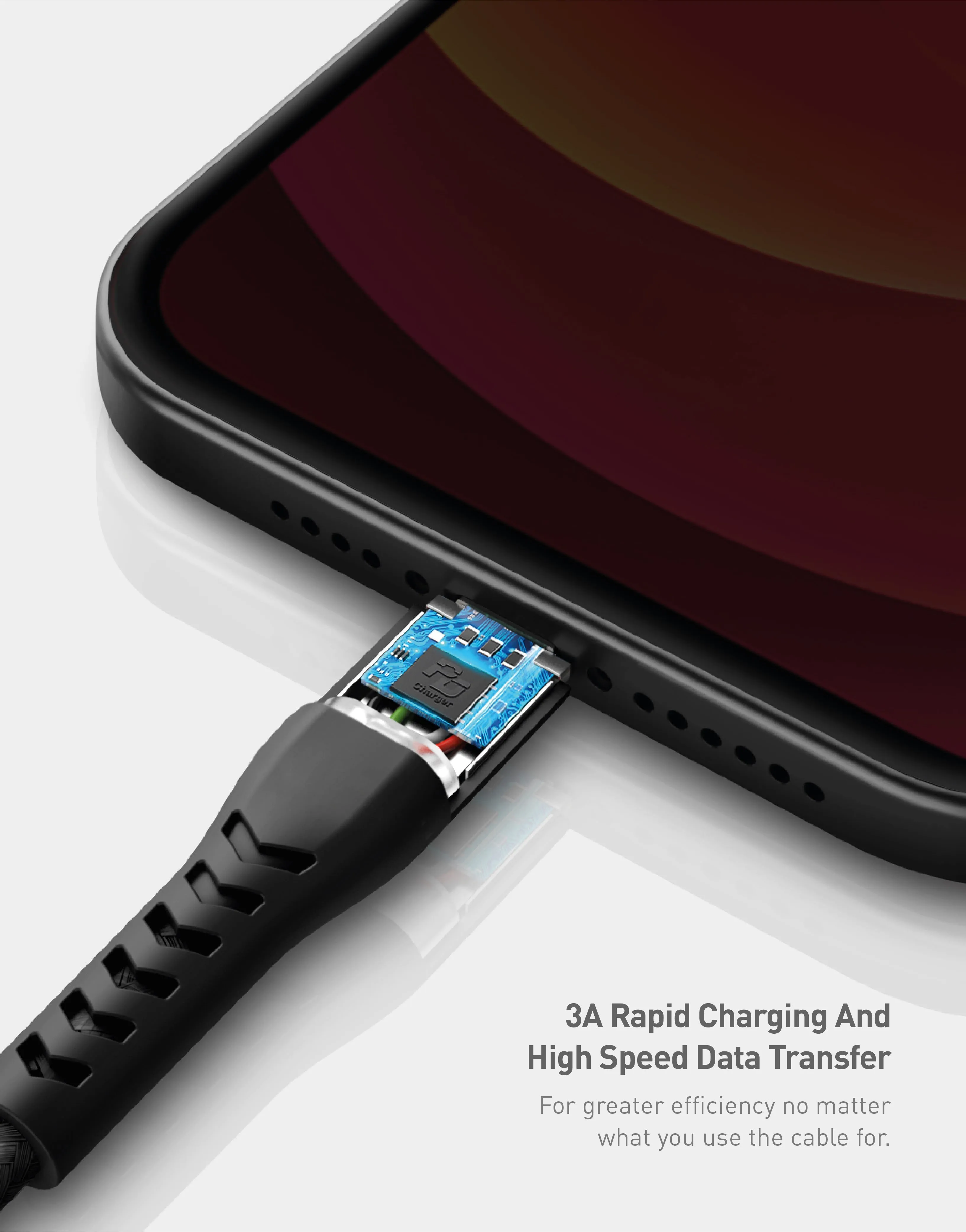 NyloFlex Lightning to USB-C Cable 3M