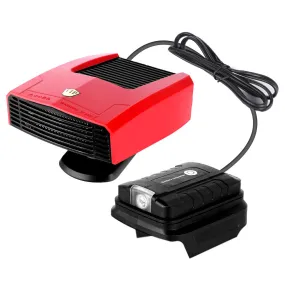 ONEVAN 4 In 1 600W Car Heater Electric Cooling Heating Fan | For Makita 18V Battery