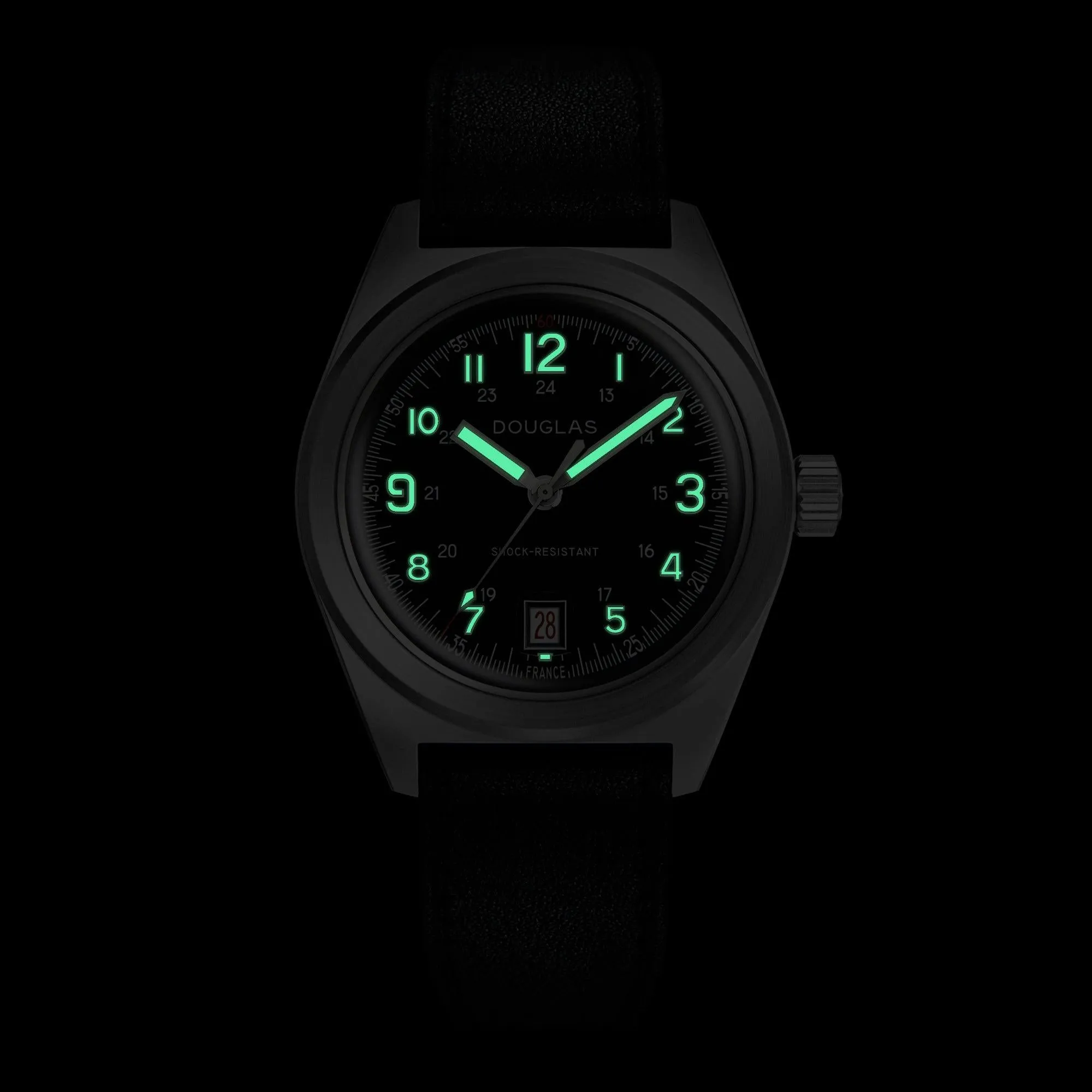 Outrider Professional Tool-Watch – Black & Green Lum