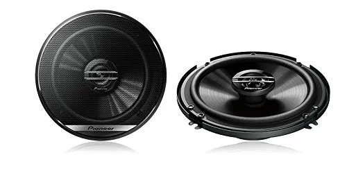 Package - Pair of Pioneer TS-G1620F 6-1/2" 2-Way 300W Speaker   Pioneer DEH-X4900BT Single-DIN in-Dash Bluetooth CD Receiver   Free EBH700 Headphone