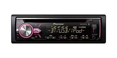 Package - Pair of Pioneer TS-G1620F 6-1/2" 2-Way 300W Speaker   Pioneer DEH-X4900BT Single-DIN in-Dash Bluetooth CD Receiver   Free EBH700 Headphone