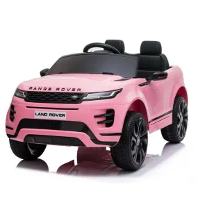 Pink Land Rover Kids Electric Ride On Car w/ Remote, Lights