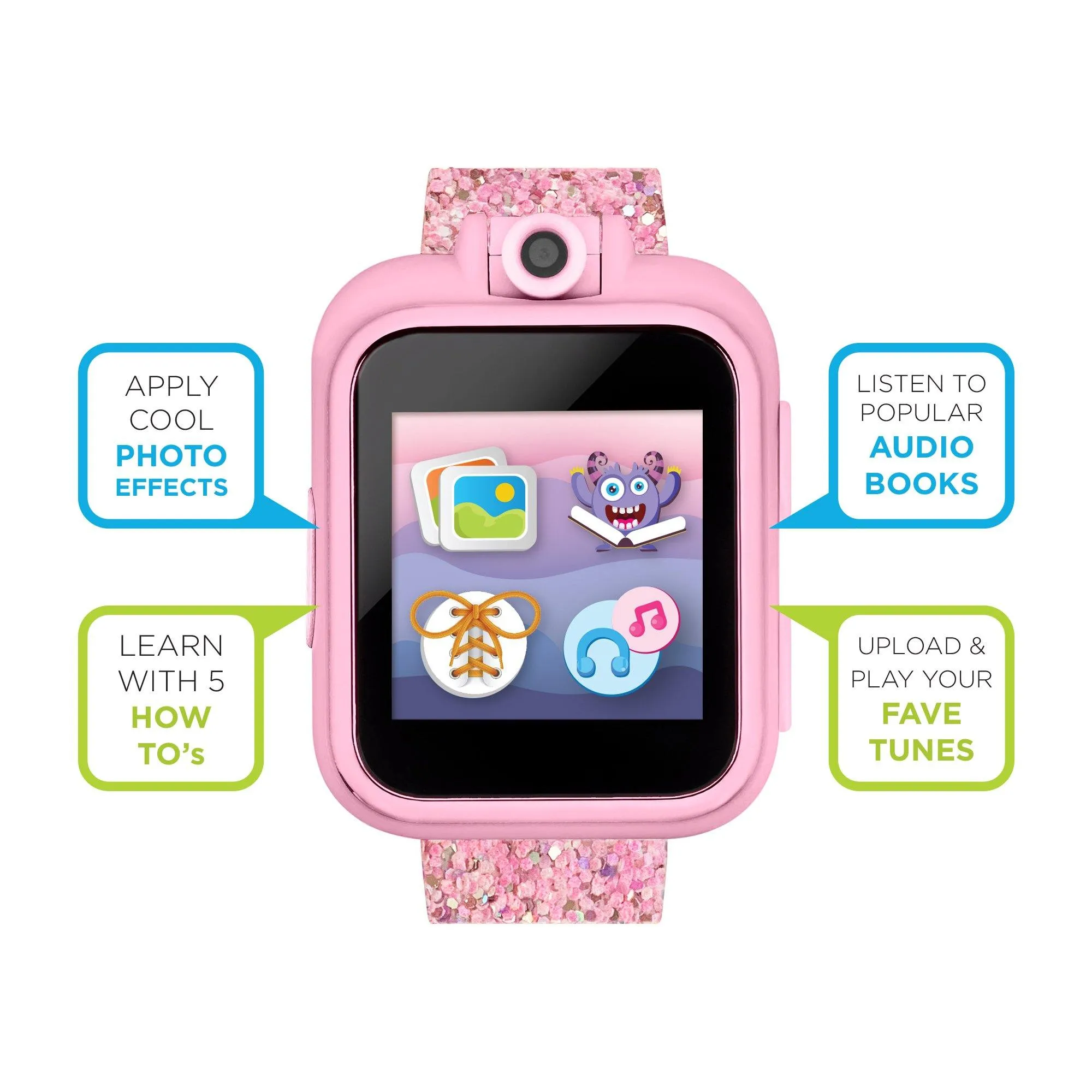 PlayZoom 2 Kids Smartwatch: Blush Glitter