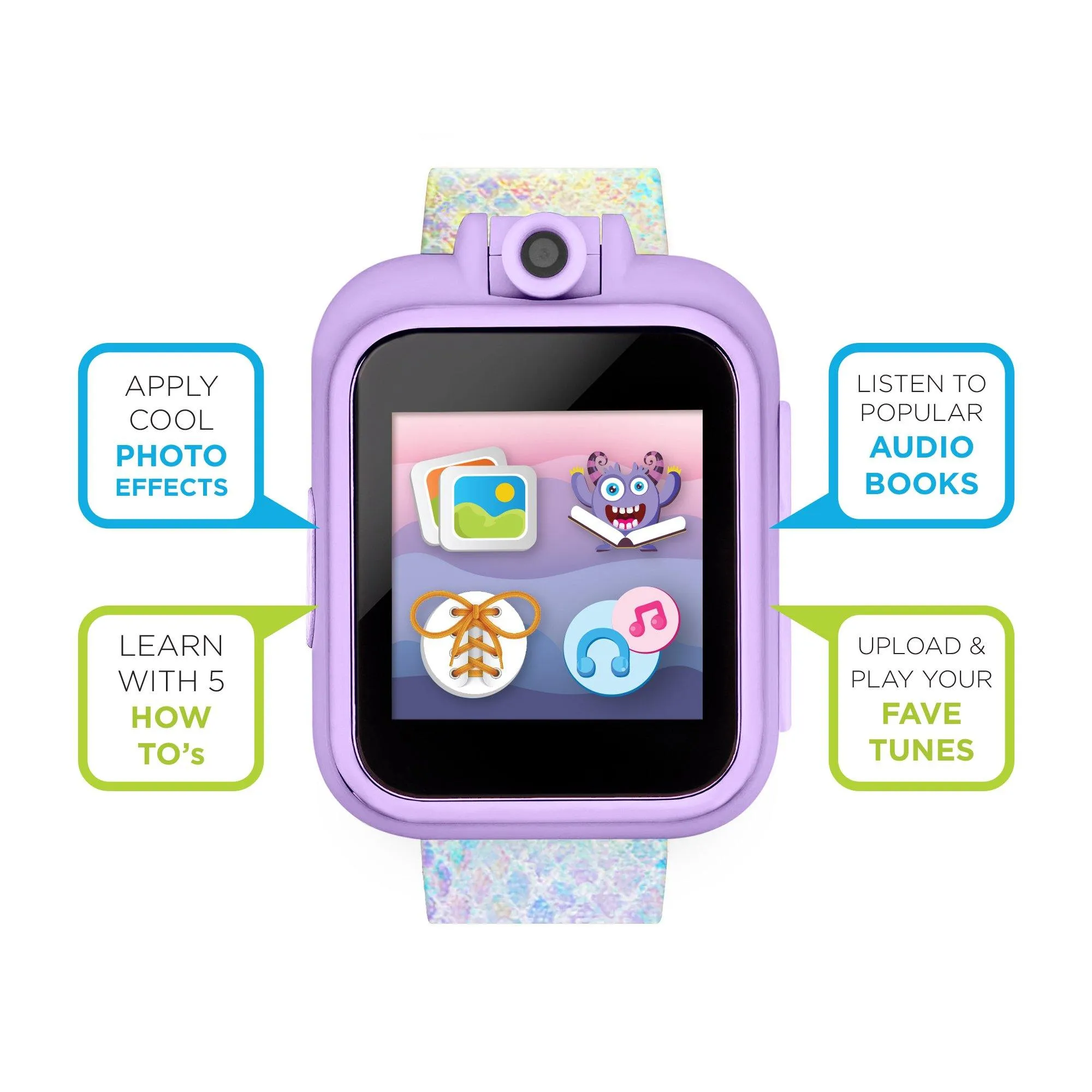 PlayZoom 2 Kids Smartwatch: Textured Holographic