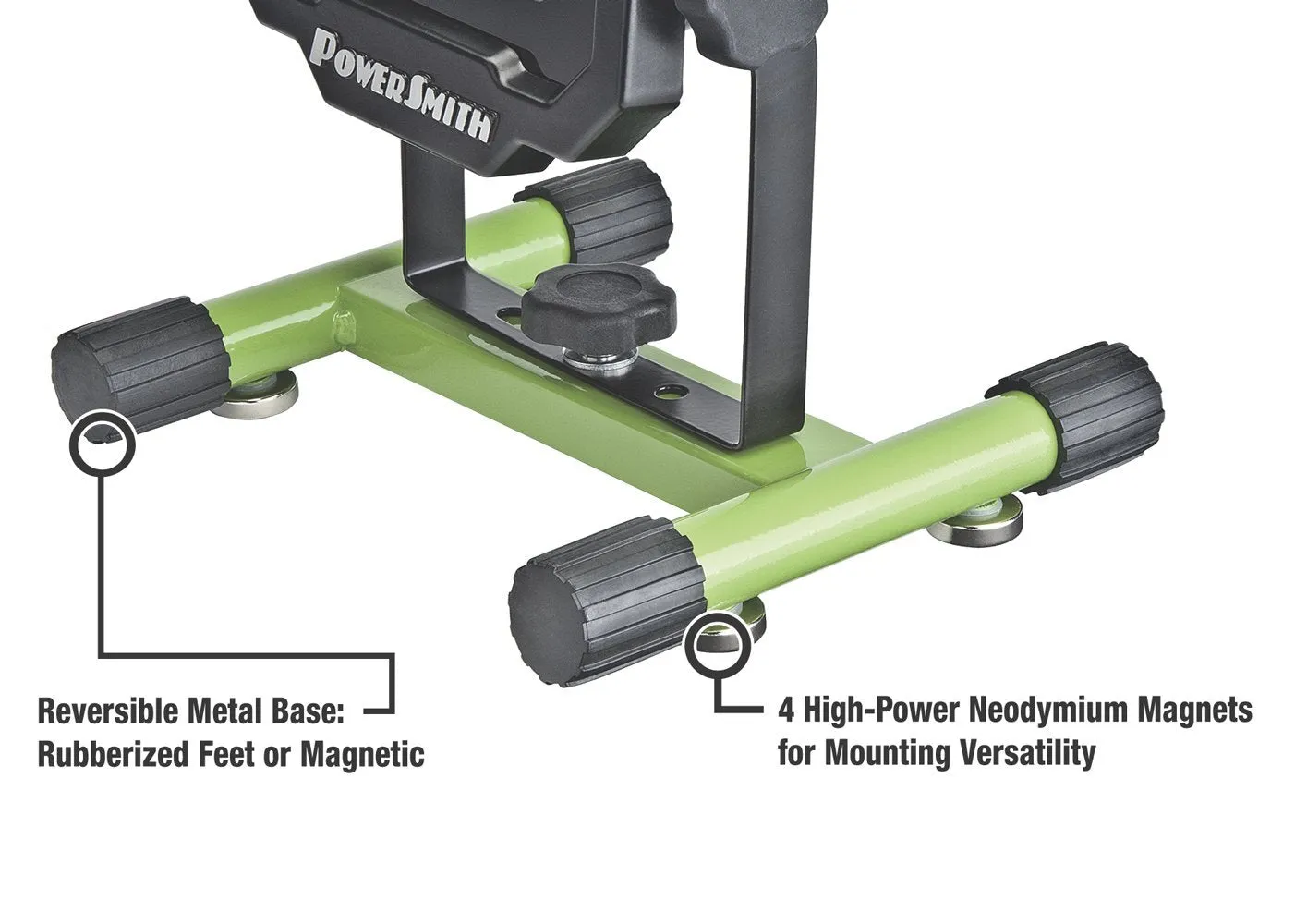 PowerSmith PWLR1110M Rechargeable LED Work Light with Magnetic Base, 900 Lum