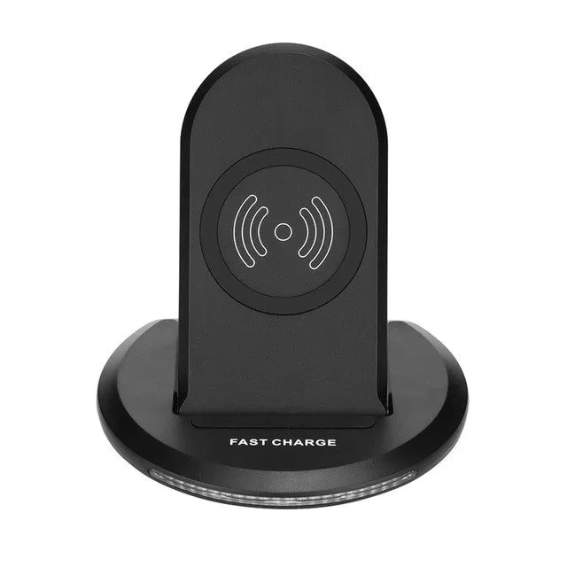 Powstro Quick Charge QI Wireless Charging Stand 10W For Samsung NOKIA HTC Google LG For iphone 8 Plus X Phone Charger Adapter