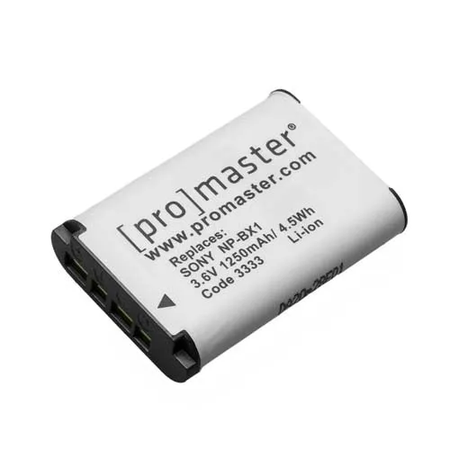 Promaster Battery & Charger Kit For Sony NP-BX1