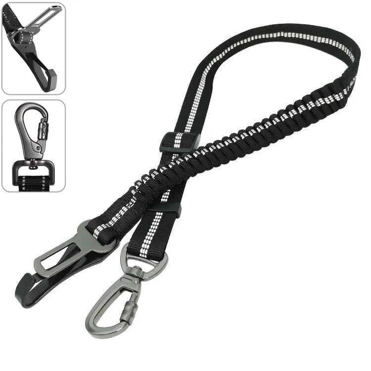 QUMY Dog Seat Belt Car Harness for Dogs Adjustable