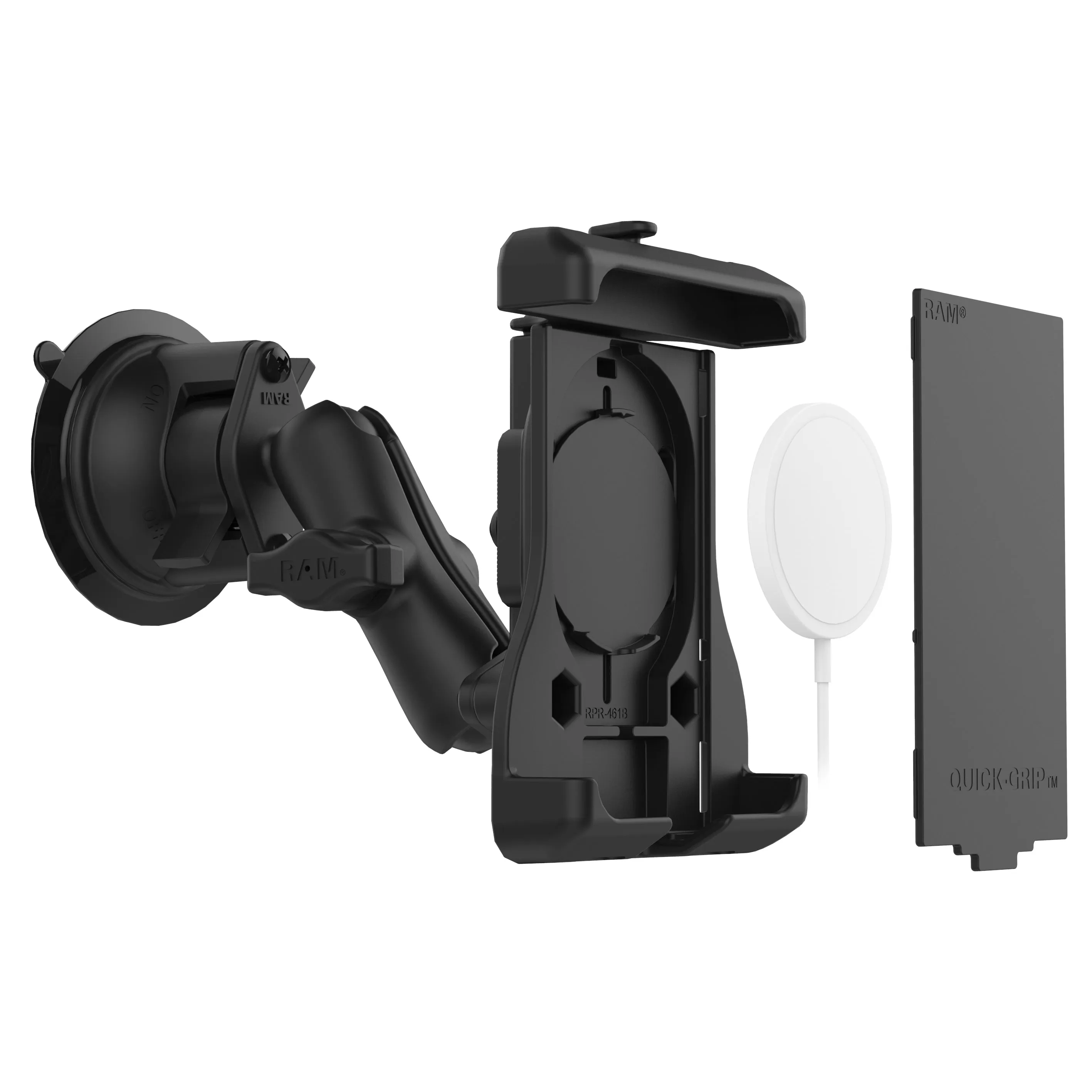 RAM® Quick-Grip™ Suction Cup Mount for for iPhone 12 Series   MagSafe