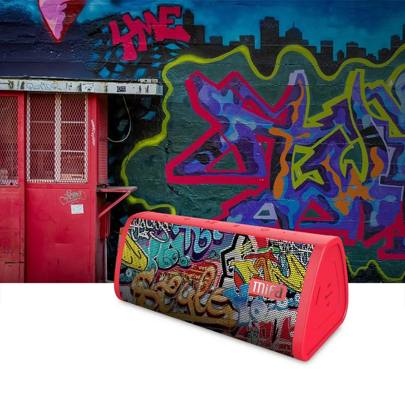 Red-Graffiti  Wireless Bluetooth Outdoor Speaker