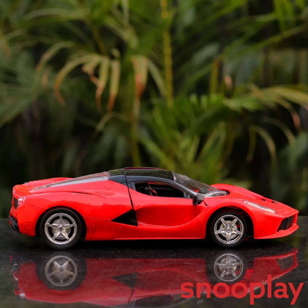 Remote Control Super Car with Opening Doors For Kids | Red | Minor Defect Sale | COD Not Available