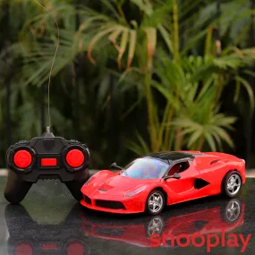 Remote Control Super Car with Opening Doors For Kids | Red | Minor Defect Sale | COD Not Available